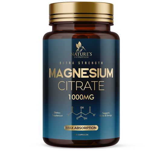 Premium Magnesium Citrate Design needed for Nature's Nutrition Design by UnderTheSea™