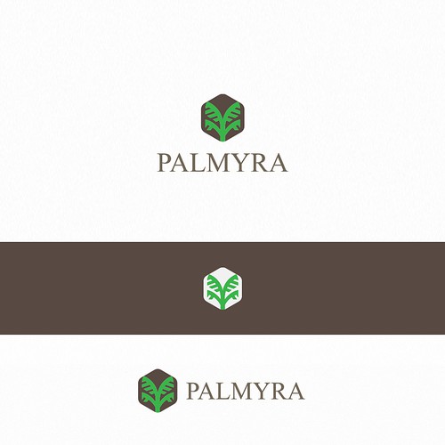 Palmyra Logo Context - Mix of History and Technology Design by talitacohn