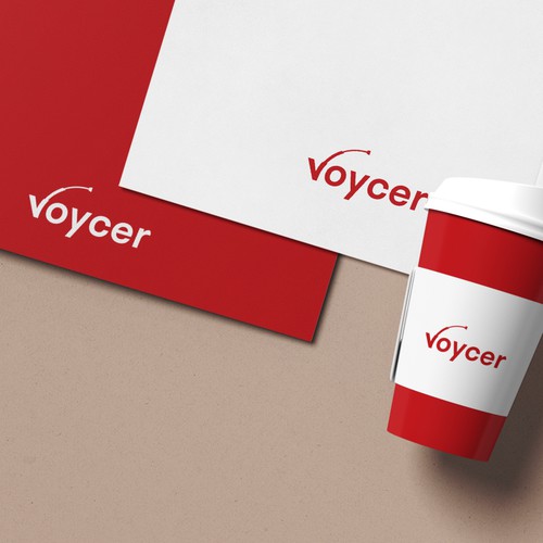 Clean, modern, Voycer logo for B2B community platform for consumer brands Design by Advancedlesigner