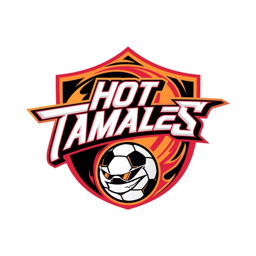 5-6 year olds need a soccer team logo! HOT TAMALES Design by indraDICLVX