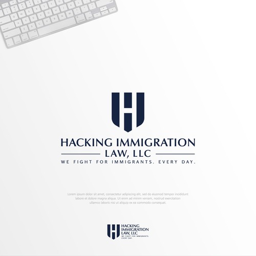 Law Firm Logo Diseño de harodsgn™