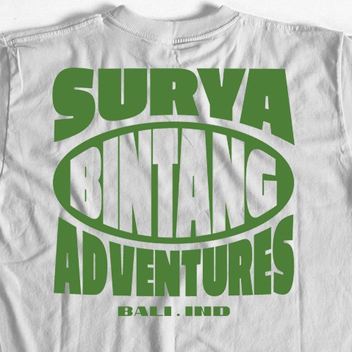 vintage bali jungle rafting Design by Hris YV
