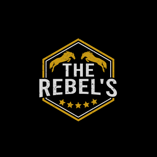 "Logo für eine Gruppe Springpferdebesitzer (Pseudonym The Rebel's)" winning Logo design