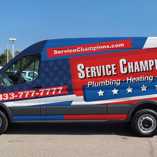 Van Wrap For Service Company Design by RicardoRS