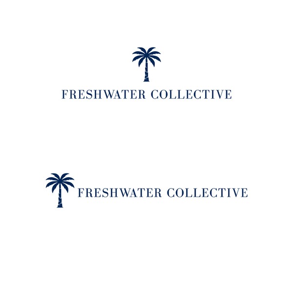 Design a premium, minimal, coastal lifestyle brand logo