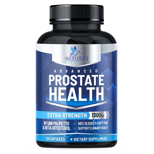 Nature's Nutrition needs a Men's Prostate Health product label Design by Walid Designs Studio