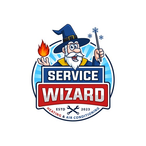 Service Wizard Logo Ontwerp door 3dami