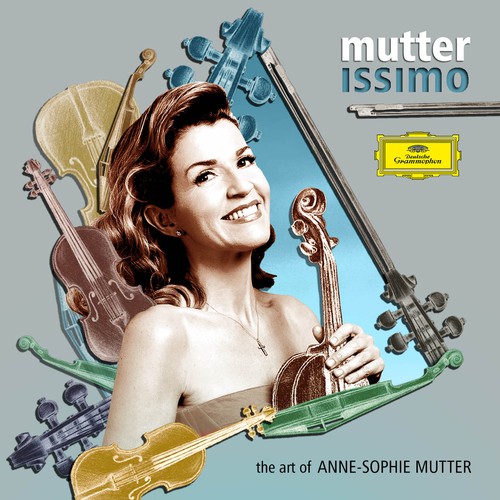 Illustrate the cover for Anne Sophie Mutter’s new album Diseño de Tânia Andrade