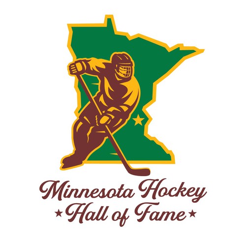 MN Hockey Hall of Fame Logo Design by fs42158