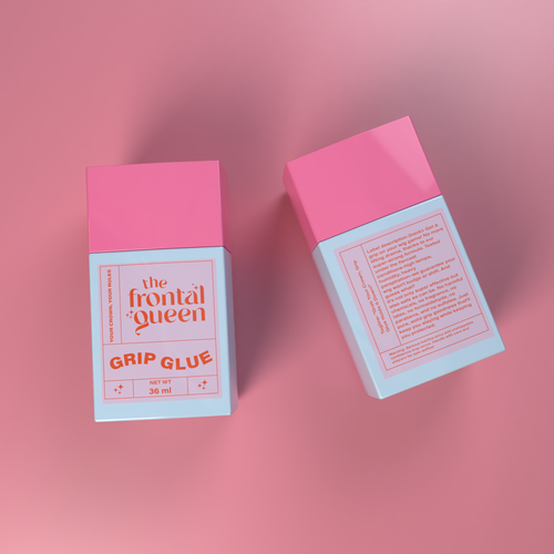 Design Wig Glue Product label  for a Viral Gen Z hair brand! Ontwerp door ANGEL■█