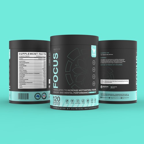 Design Label for a new supplement brand por Muhiuddin99