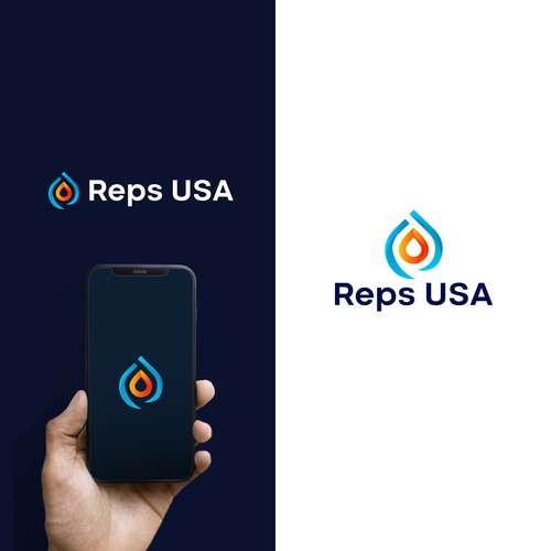 Rep's USA Logo Design réalisé par Nana445