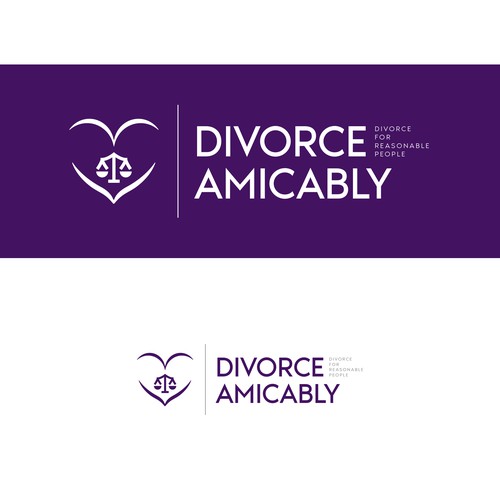 Logo for a new, healthy way for reasonable people to divorce Design by OneDesigns