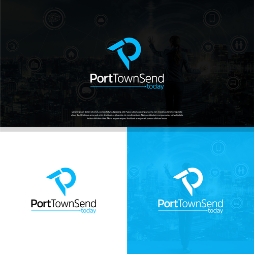 Design a logo for a live event feed for a town, slick & cool. Diseño de idgn16