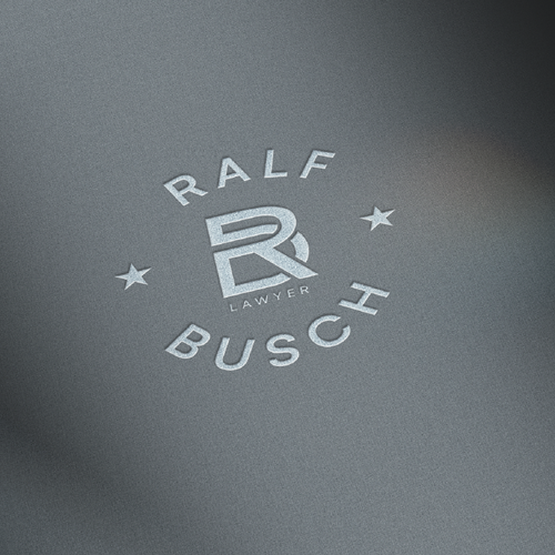 Ralf Busch Logo for Letter and Business Card Design by Pepe Delgado