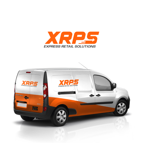 XPRS Express Retail Solutions Logo. Mass distribution company Diseño de Bayudaswara