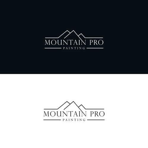 High-end, tech-focused Colorado painting company brand package Design by ontronusart