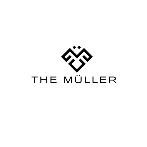Want a challenge? Use the umlaut  - create a luxury logo for an apt building – The Müller Design by S.H Designs