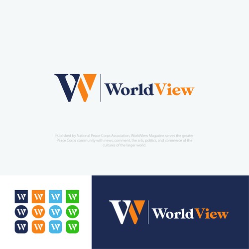 WorldView Magazine Logo Design by ilgo_std
