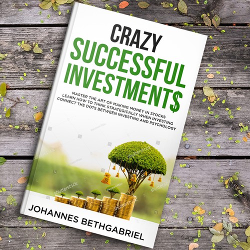 Powerful Book Cover for an Investing book that helps to Build Wealth in the Stock Market Design by studio02