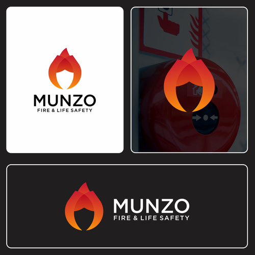 Create a modern, powerful logo for a fire protection business Design by Eri Setiyaningsih