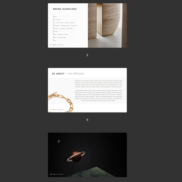 Exclusive Jewelry Brand Guideline