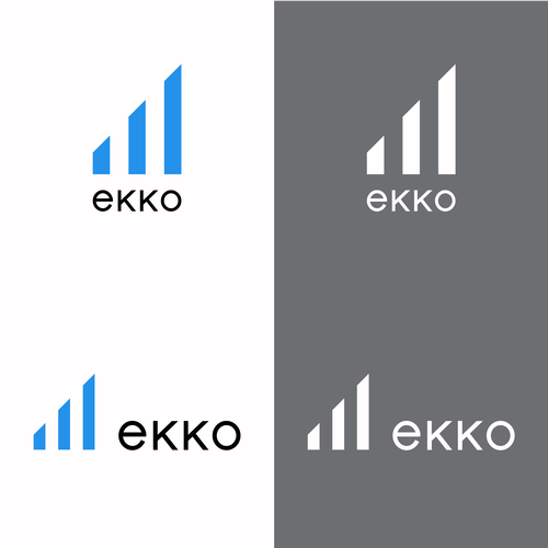 SIMPLE LOGO - ekko Letters then dm after Design by Diprozoarder