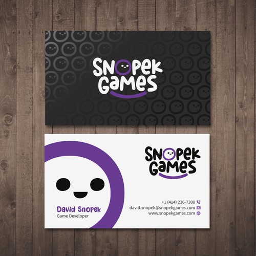Business Cards for an indie Game Developer Design by Tcmenk