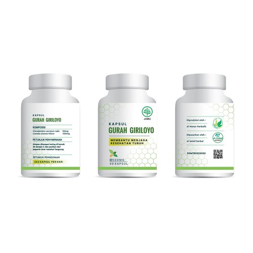 Design a Fresh, Simple, and Neat Label for An Herbal Supplement Bottle Design by Insan_M