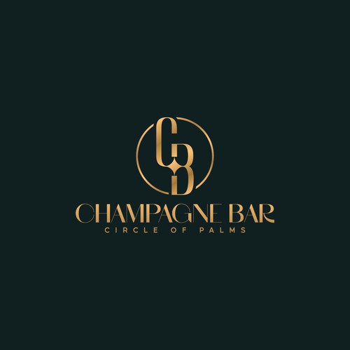 Luxury and modern Champagne Bar logo Design by TheLogo69