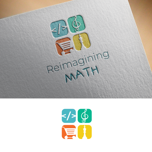 Reimagining Math Logo Design Design by Catarina Terra