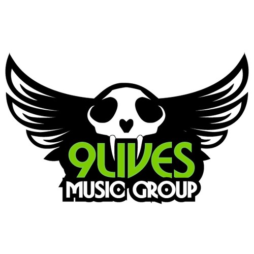 9 Lives Music Group Record Label LOGO Design by RVG