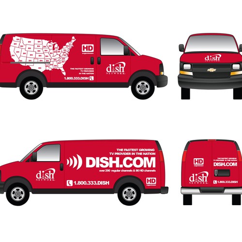 V&S 002 ~ REDESIGN THE DISH NETWORK INSTALLATION FLEET Design by hiddengood