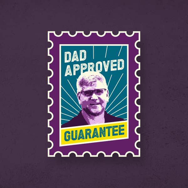 Dad Approved - Stamp & Logo