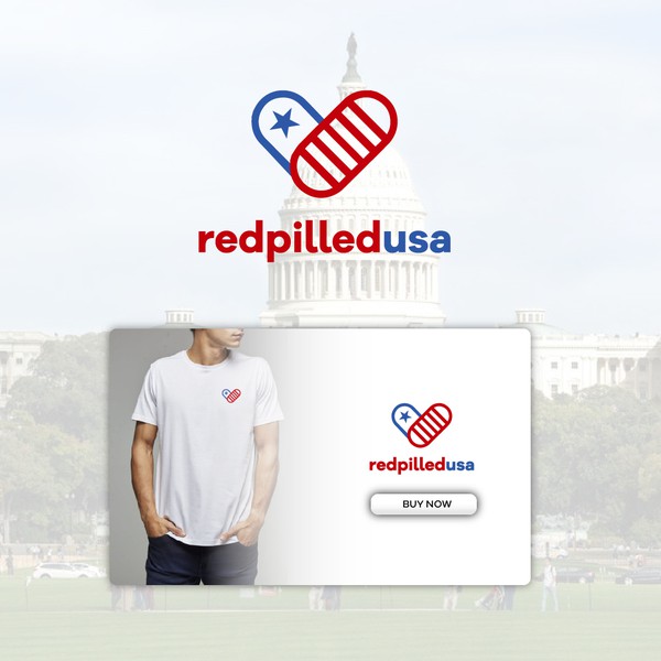 Design by FB Diseño titled "Red Piilled Usa"
