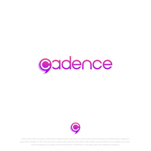 Logo for "Cadence" Marketing Agency! Design by reza007