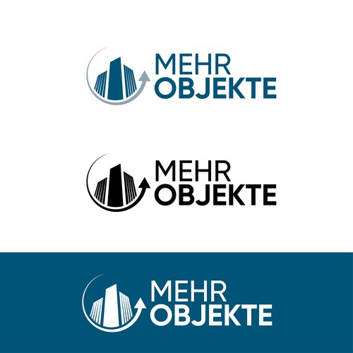 Corporate identy and logo for real estate marketing agency Design by Vinzi