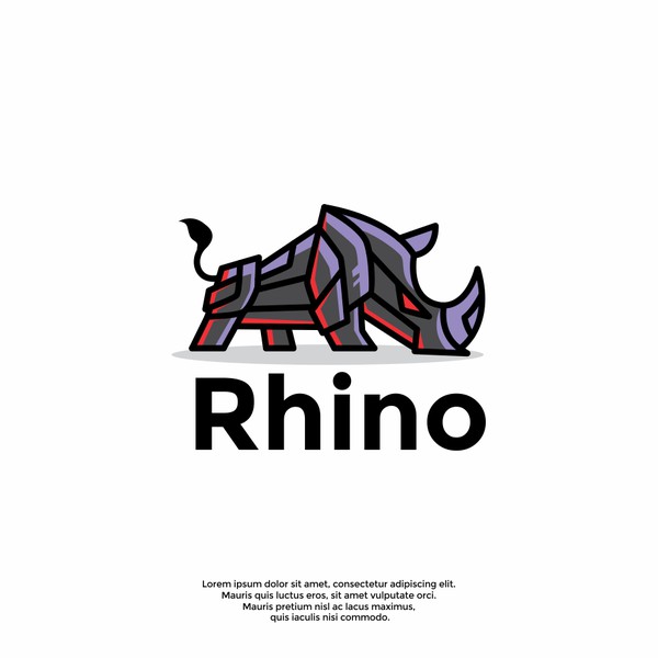 cool rhino logo