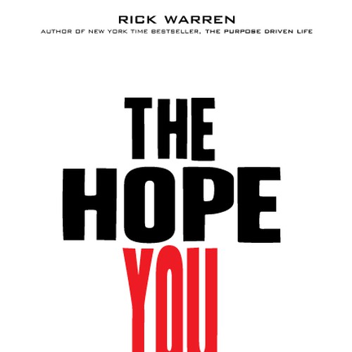 Design Rick Warren's New Book Cover Design by stn10d