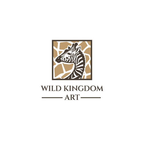 Design a logo for my artwork inspired by exotic animals! “Wild Kingdom Art” Design réalisé par Jaely