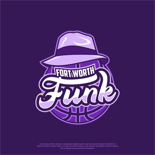 Basketball Logo for Team 'Fort Worth Funk' - Your Winning Logo Featured on Major Sports Network Design by GengRaharjo