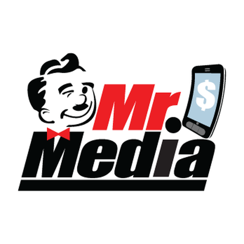 Design a logo for Mr. Media. A new name in mobile entertainment. Design by ✅ cybrjakk