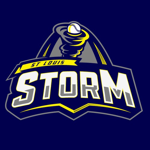 Youth Baseball Logo - STL Storm Ontwerp door JK Graphix