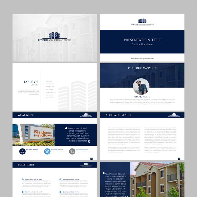 Real Estate Investment Powerpoint Template