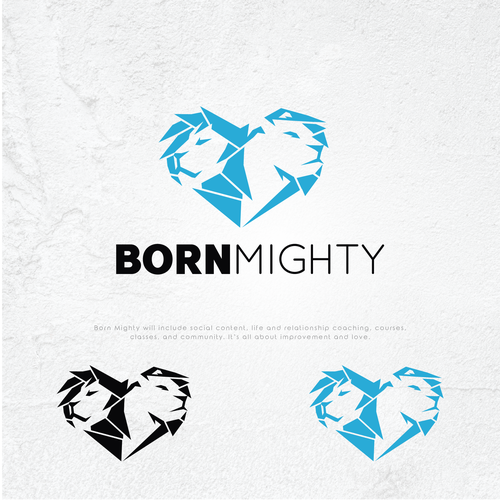 Bring “Born Mighty” Logo and Social To The Masses! Design by >>Jelena<<