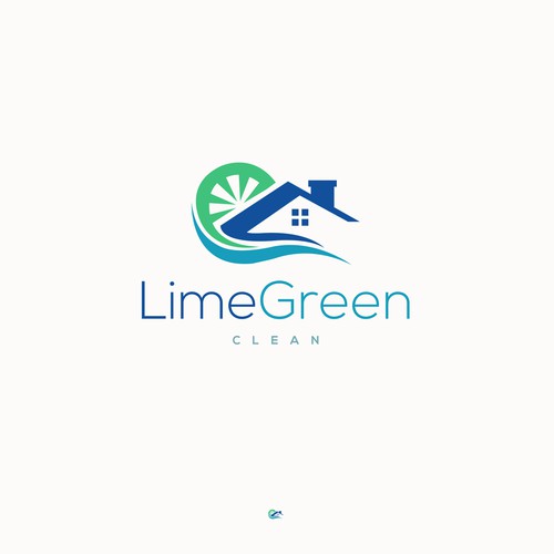 Lime Green Clean Logo and Branding Design por Owlman Creatives