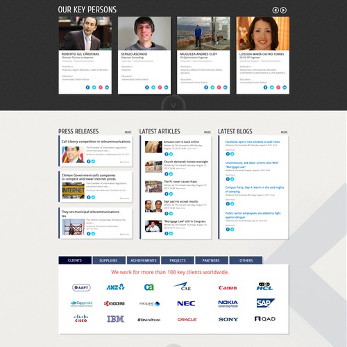 Parallax Website Design Wanted for Ekspresa Diseño de DezignLAB
