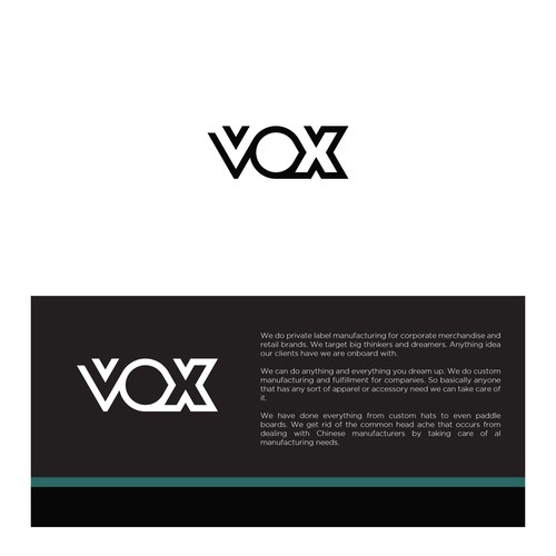 Vox Marketing rebrand Design by YDesign27