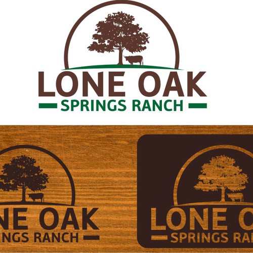 logo for LONE OAK SPRINGS RANCH | Logo design contest