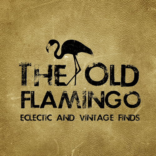 Create hip logo for THE OLD FLAMINGO that specializes in eclectic, vintage, upcycled furniture finds デザイン by Katerina Lebedeva